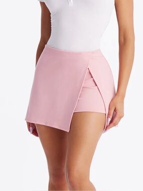Pink SKORT with Front Slit